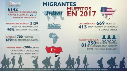 Organização Internacional para Migração: “Mais de 6100 morreram em 2017