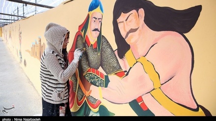 Iran: corso Ferdowsi di Mashhad decorato con murales del Libro dei Re (IMMAGINI)