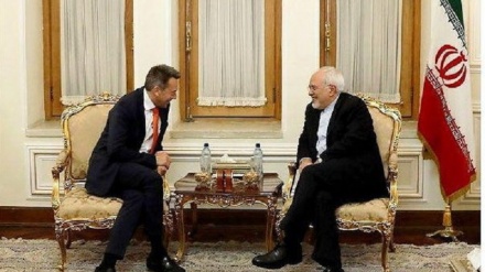 bütindünýä gyzyl haç guramsynyň halkra komitetiniň başlygy, Zarif bilen duşuşdy