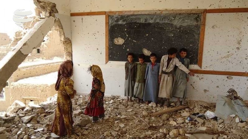 یونیسف: 2 میلیون کودک یمنی به دلیل حملات عربستان از تحصیل محروم شده اند 