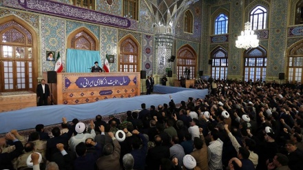 Treffen des Revolutionsoberhauptes mit der Bevölkerung am ersten Neujahrstag in Maschhad         