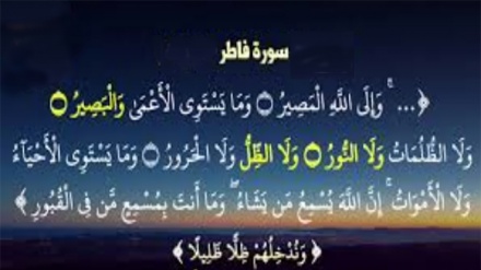 Sura ya Faat'ir, aya ya 22-26 (Darsa ya 781)