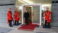 ザリーフ外務大臣とキタロヴィッチ大統領