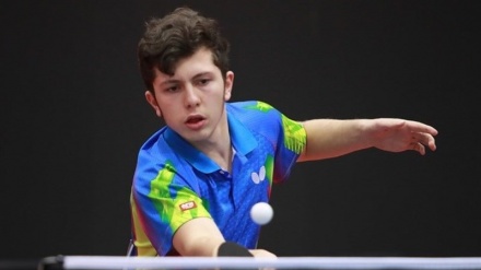 卓球の国際大会でイランの選手が金メダルを獲得