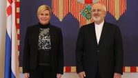 ザリーフ外務大臣とキタロヴィッチ大統領
