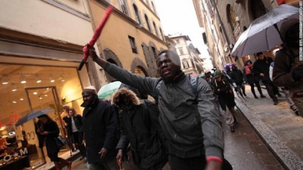 Wahajiri wa Kiafrika waandamana Italia kupinga mauaji ya Mwafrika