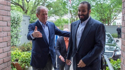 Takimi i Bin Selman me familjen Bush