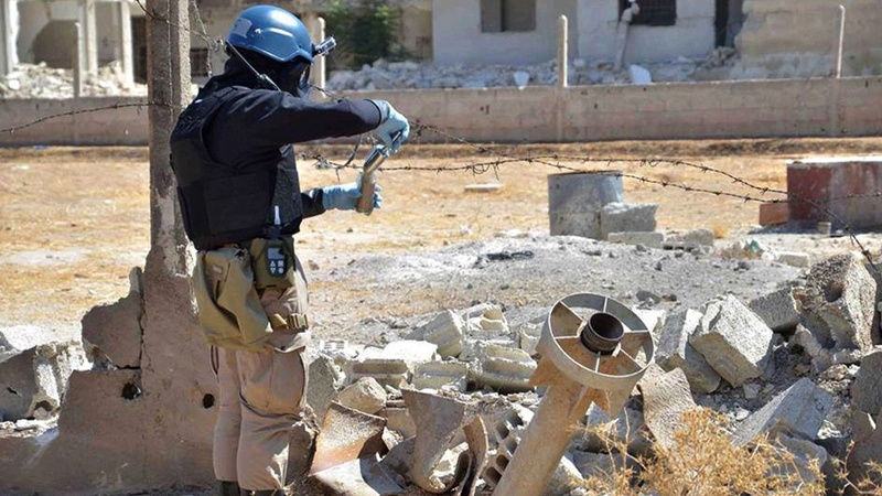  بر اساس اسناد ، تروریست‌ها در دومای سوریه سلاح شیمیایی تولید می‌کردند