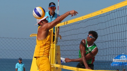  ビーチバレーボールワールドツアー2018 サトゥーン男子大会でイランが日本を下し、準々決勝に進出