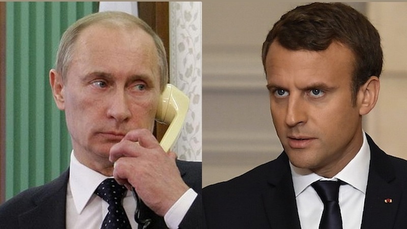 Putin und Macron erörtern Lage in Berg-Karabach