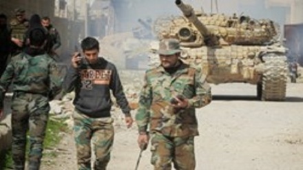 تسلط ارتش سوریه بر شهر دوما