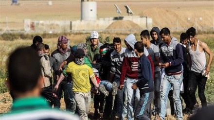 Palestinos de Gaza reunidos na fronteira, novo protesto em massa contra Israel. 