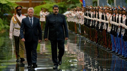Venezuela’s Maduro becomes first leader to meet Cuba’s new president