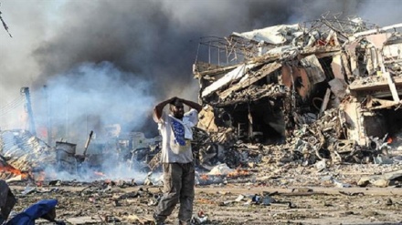 Bomb blast kills 5 at stadium in Somalia