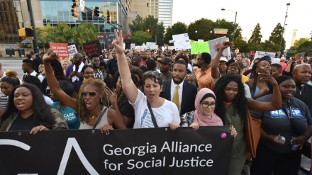 美国亚特兰大市种族主义反对者被捕