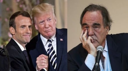Oliver Stone qualifica a visita de Macron a Trump como deprimente 