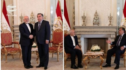  دیدار ظریف با رئیس جمهوری تاجیکستان 