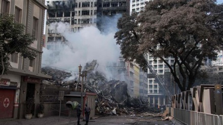 Still 44 missing after Brazil building collapse: firefighters