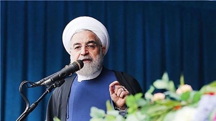 Ruhani: Trump və sionist rejimi vədə İroni millət vəhdətışon heste.