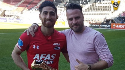 サッカーのイラン選手、オランダ１部リーグの得点王に