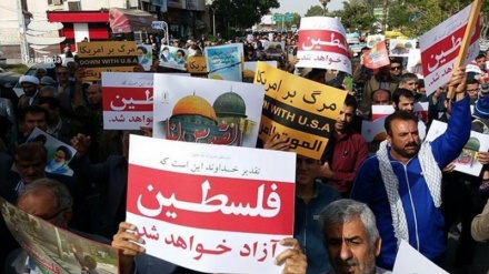 İran'ın genelinde Siyonist rejimin cinayetleri protesto edildi