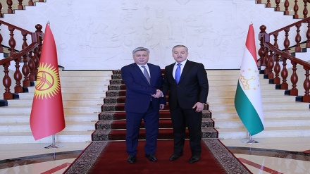 دیدار وزیر امور خارجه قرقیزستان با وزیر امورخارجه تاجیکستان