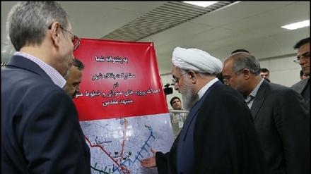Ruhani'nin katılımıyla Rezevi Horasan'da 30 projenin açılışı yapıldı