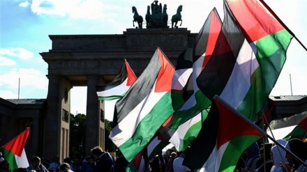 巴勒斯坦人民举行大规模示威游行活动抗议美国迁都耶路撒冷