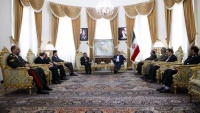 イラン国家安全保障最高評議会のシャムハーニー書記とアフガニスタンのバフラミ国防大臣