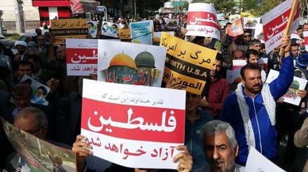 イラン全国で、イスラエルの犯罪を非難するデモ行進が実施