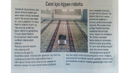 Sviluppato un robot per pulire moschee