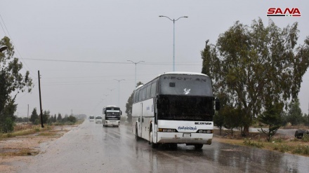 Humus ve Hama'dan teröristlerin tahliyesi başladı