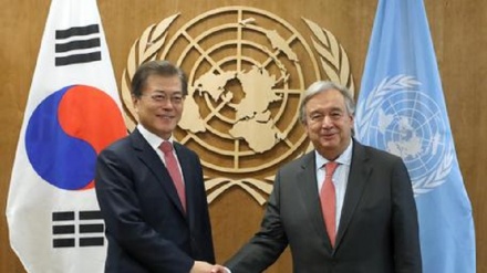 Coree: Moon parla con Guterres