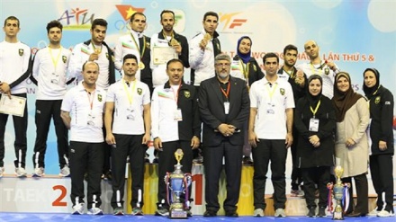 アジア・テコンドー選手権大会で、イラン代表チームが２位