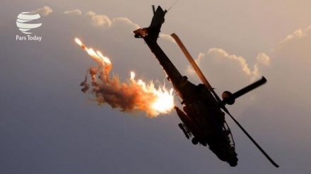 Яман армияси Саудия арабистони вертолётини уриб туширди 