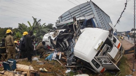 About 48 killed as Uganda bus rams into tractor, truck 