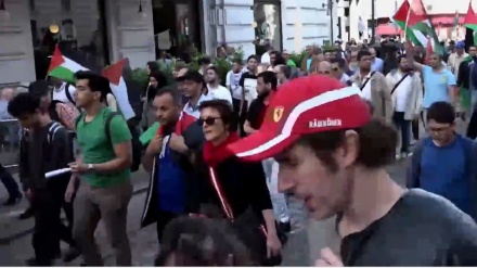 Österreich: Anti- israelische Demonstration in Wien