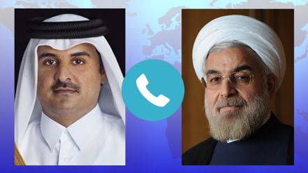 Präsident Rohani und Emir von Katar erörtern politische und wirtschaftliche Zusammenarbeit