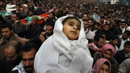 Ğəzzə mərkəzədə yarəjə bıə fələstinıjə hırdəni şəhodət.