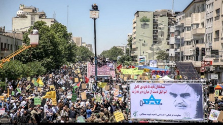 Marshi protestues i popullit iranian në ditën botërore të Kodsit dhe deklarimi i solidaritetit me popullin palestinez