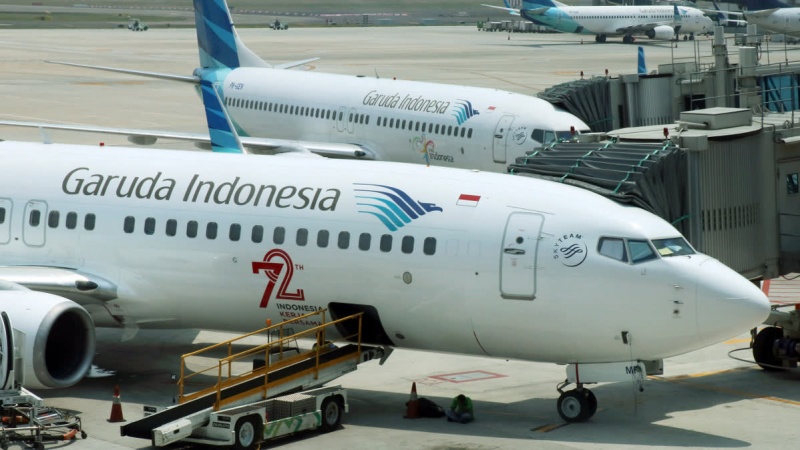 Maskapai Garuda Indonesia.