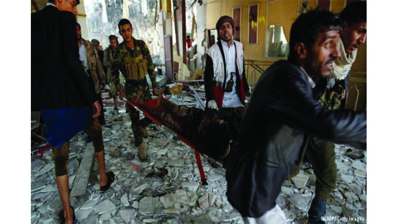 درخواست سازمان ملل متحد برای توقف حملات رژیم سعودی به یمن 