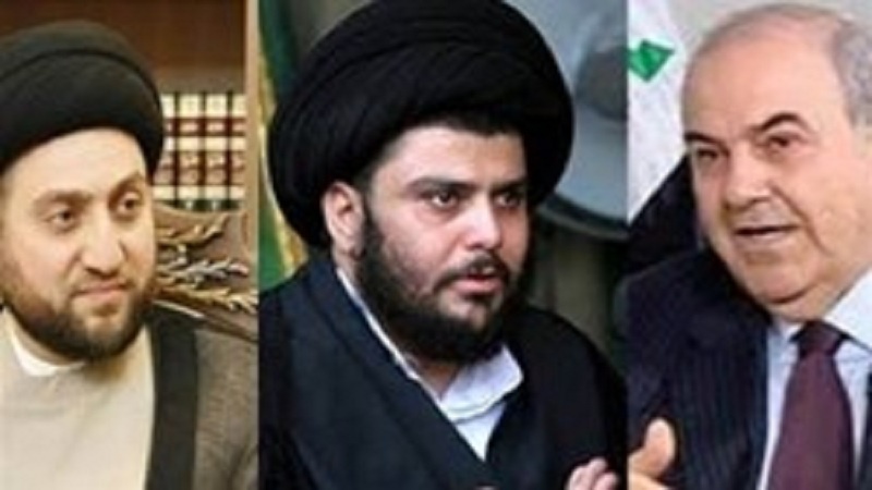  ائتلاف «عمار حکیم»، «مقتدی صدر» و «ایاد علاوی » در عراق
