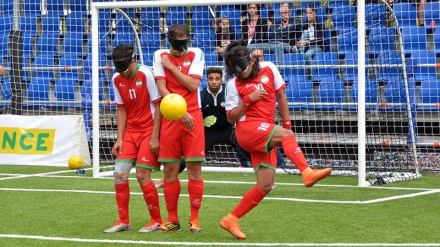 Ndeshja e ekipeve të Iranit dhe Francës në futbollin për të verbrit 
