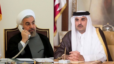 鲁哈尼在与卡塔尔埃米尔的通话中称：德黑兰将一如既往地与多哈站在一起