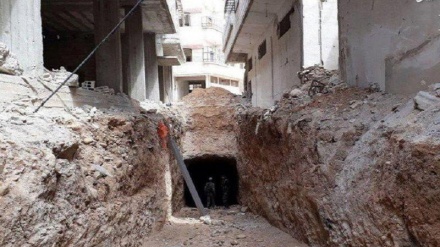 Suriye'de teröristlere ait tünel ve cephane bulundu 