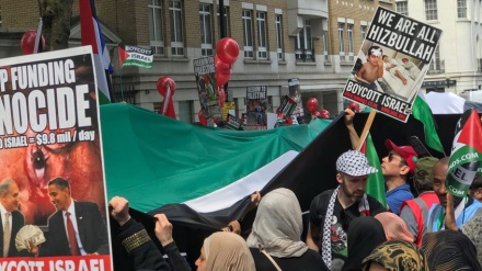 Londra'da Kudüs günü yürüyüşü düzenlendi 