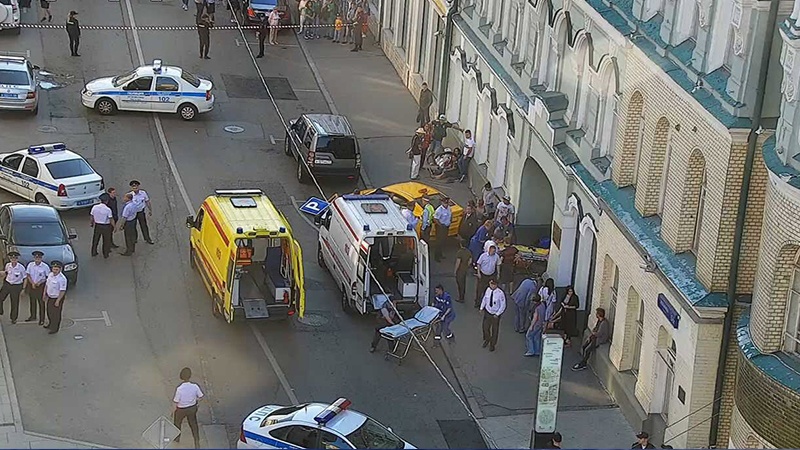  حمله با تاکسی به عابران پیاده در مسکو 