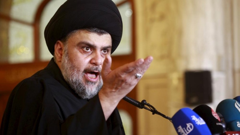 Pemimpin Gerakan Sadr Irak, Sayid Muqtada al-Sadr.