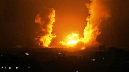  جنگنده های رژیم صهیونیستی غزه را بمباران کردند